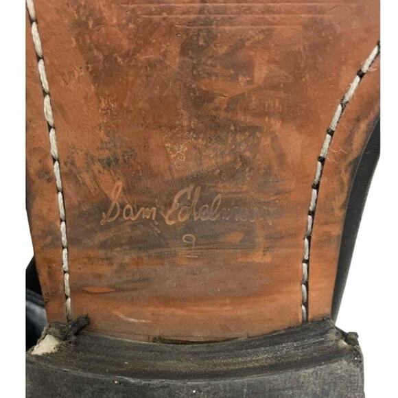 Sam Edelman Dover Boots Size 9 Studded Leather Festival Punk Style - Picture 7 of 7